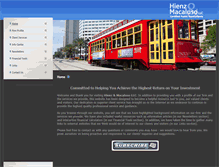 Tablet Screenshot of hienzmacaluso.com